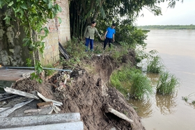 Investissement de 78 milliards de VND pour gérer l'incident des glissements de terrain et de l'effondrement des berges de la rivière Thao