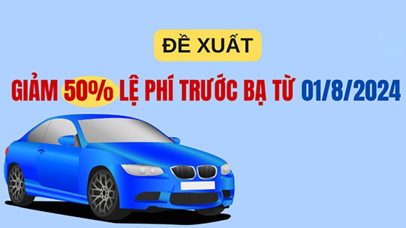 Đề xuất giảm 50% lệ phí trước bạ từ 1/8/2024 đến 31/1/2025 với ô tô sản xuất trong nước