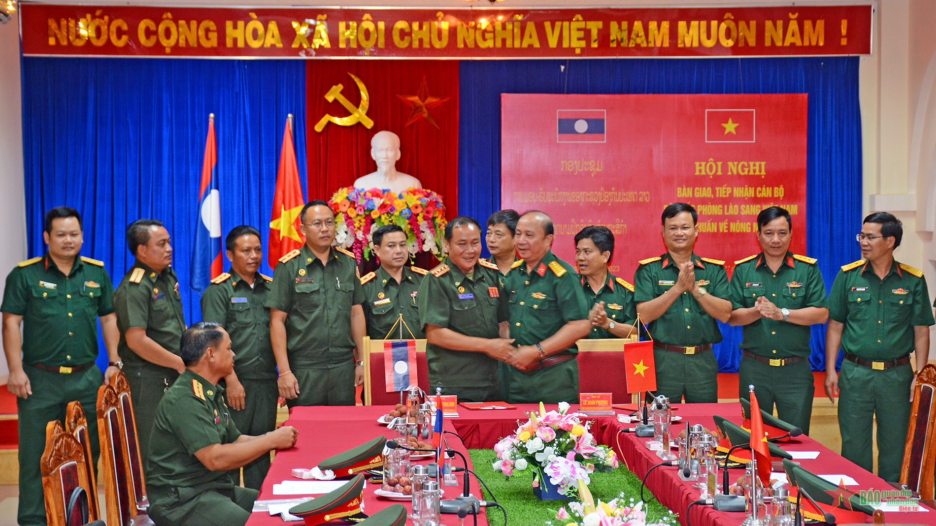 Le Corps 15 reçoit et forme 50 officiers du Ministère de la Défense laotien dans le domaine agricole