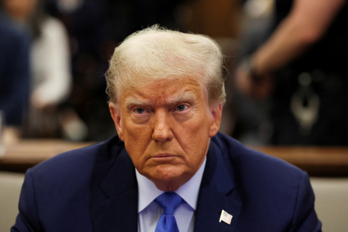 Cựu tổng thống Donald Trump tại tòa án tối cao bang New York ngày 6/11/2023. Ảnh: Reuters