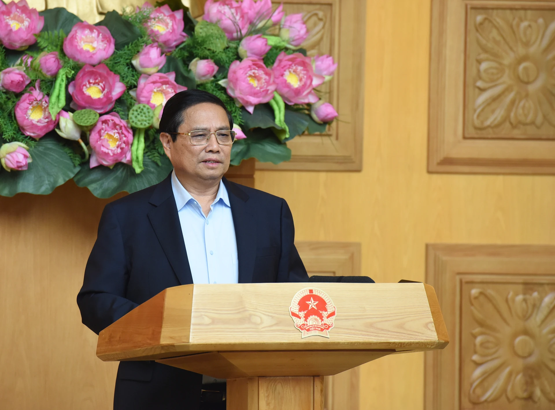 [Photo] Le Premier ministre Pham Minh Chinh préside la réunion du Comité national pour l'innovation en éducation et en formation photo 1