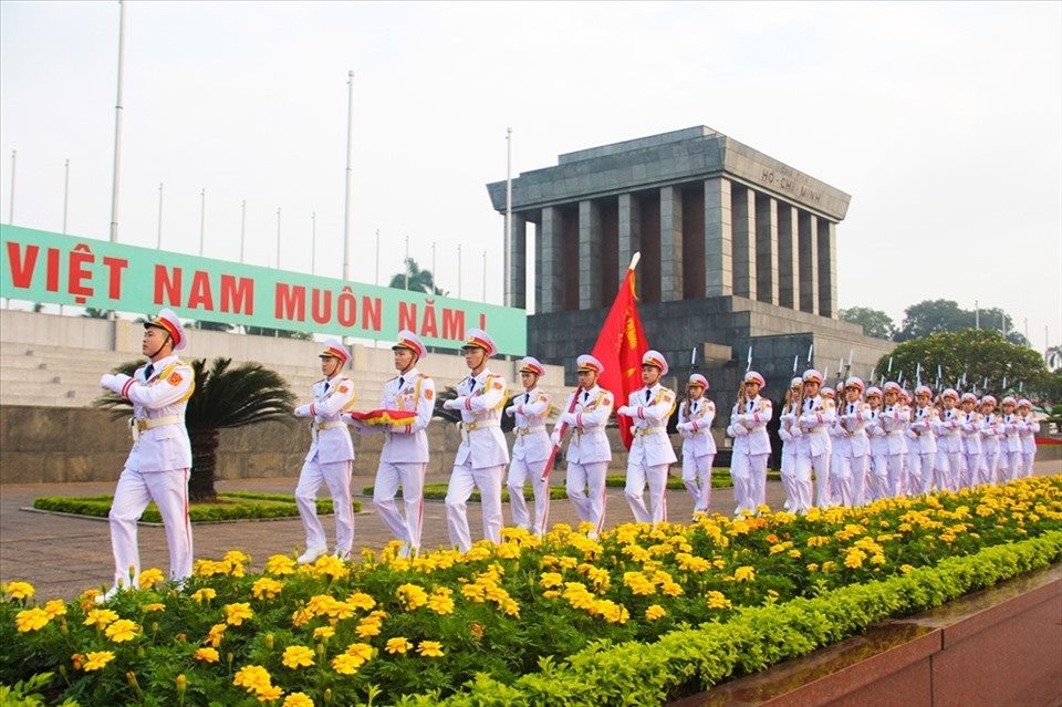 The delegation is expected to visit President Ho Chi Minh's Mausoleum. Photo: To The