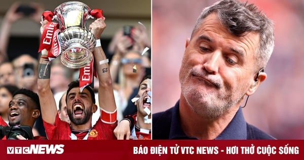 Man Utd won the FA Cup, Roy Keane 'turned around' to praise Bruno Fernandes