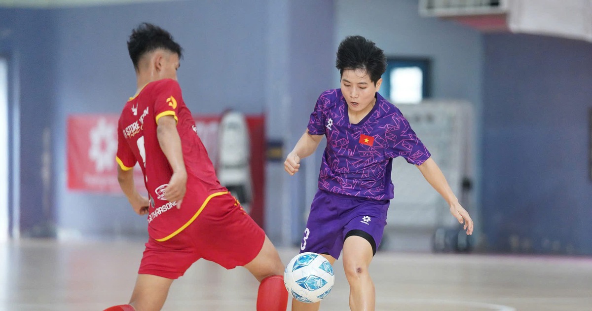 Đội tuyển futsal nữ Việt Nam đặt mục tiêu đánh bại chủ nhà Myanmar