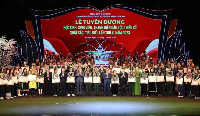 Tuyên dương 143 học sinh, sinh viên, thanh niên dân tộc thiểu số xuất sắc, tiêu biểu năm 2023- Ảnh 2.