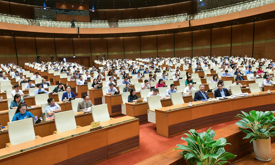 Delegados asistentes a la 8ª Sesión, 15ª Asamblea Nacional. Foto: Quochoi.vn