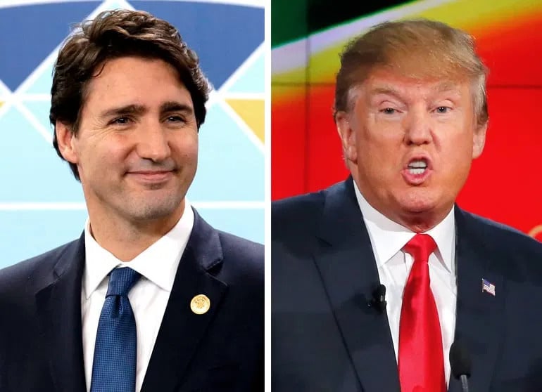 Thủ tướng Canada đến tận Mar-a-Lago để gặp ông Trump sau khi bị dọa áp thuế 25% - Ảnh 1.