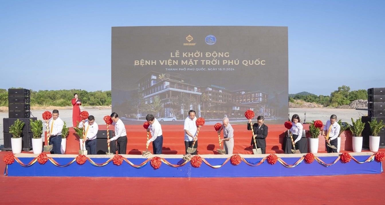 Lanzamiento del proyecto del Hospital Internacional Sun, que eleva el nivel de los servicios médicos en Phu Quoc