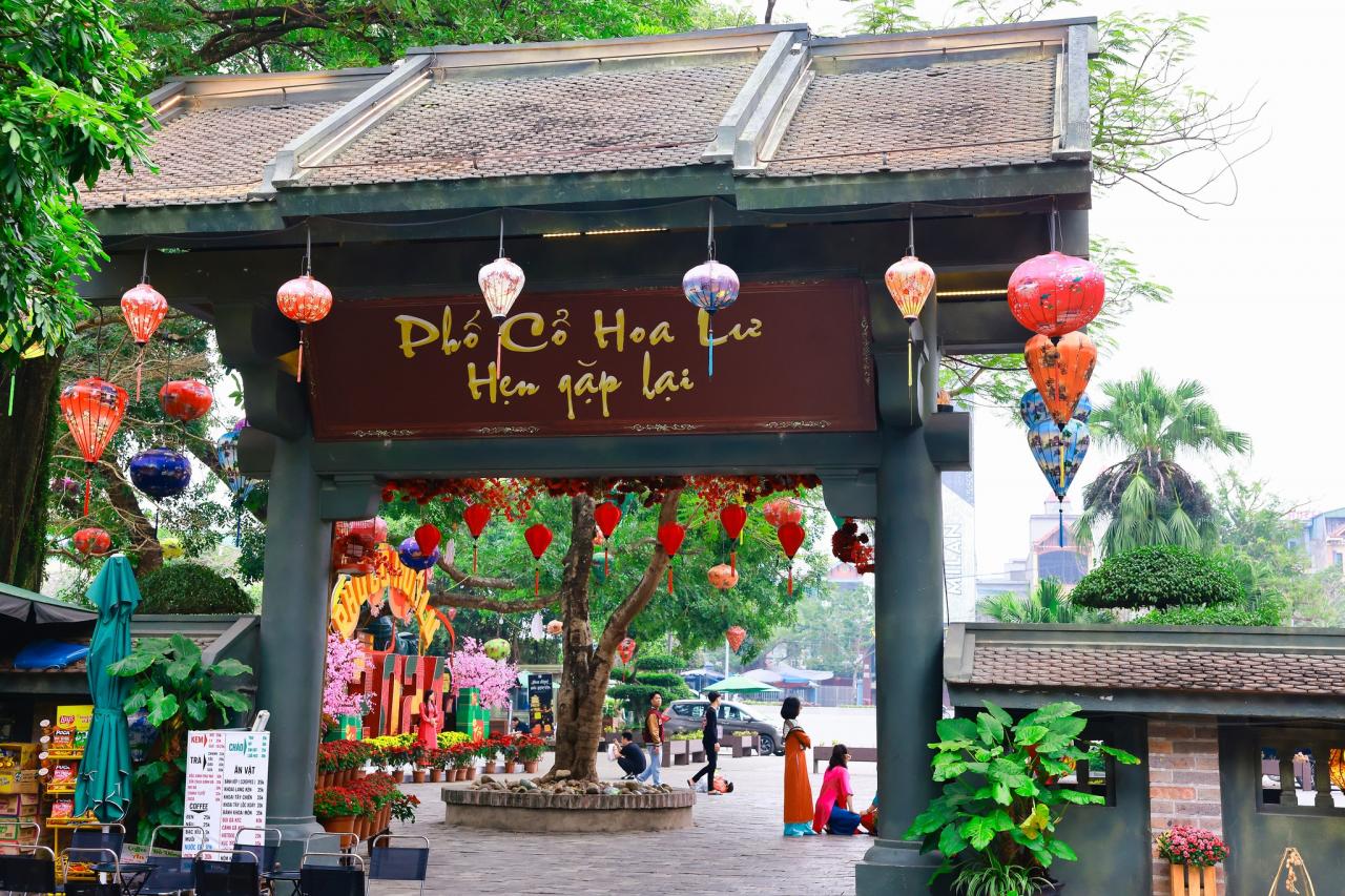 La antigua ciudad de Hoa Lu fue restaurada y reconstruida en la zona montañosa de Ky Lan. Foto: Nguyen Manh