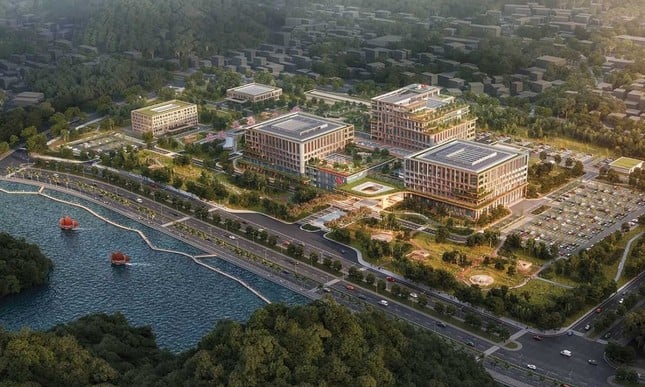 The 'golden' land to build a 4,200 billion hospital is stuck in land clearance in Quang Ninh photo 14