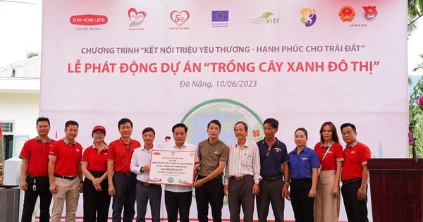 Dai-ichi Life Việt Nam phát động dự án 'Trồng cây xanh đô thị' tại Đà Nẵng