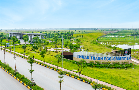 Bild des grünen, intelligenten Industrieparks Thuan Thanh Eco-Smart IP.