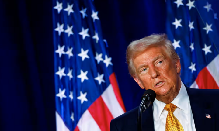 ドナルド・トランプ前大統領は、ユダヤ人有権者の投票を呼び掛けている。(写真:ロイター)
