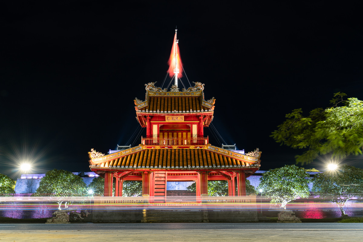 Famous architecture in the ancient capital of Hue