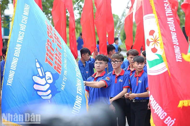 [Ảnh] Toàn cảnh Lễ ra quân Chiến dịch Thanh niên tình nguyện hè năm 2024 ảnh 2