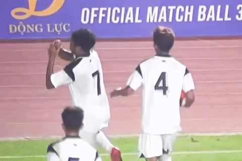 U22 Timor Leste squad celebrates like Ronaldo in pictures