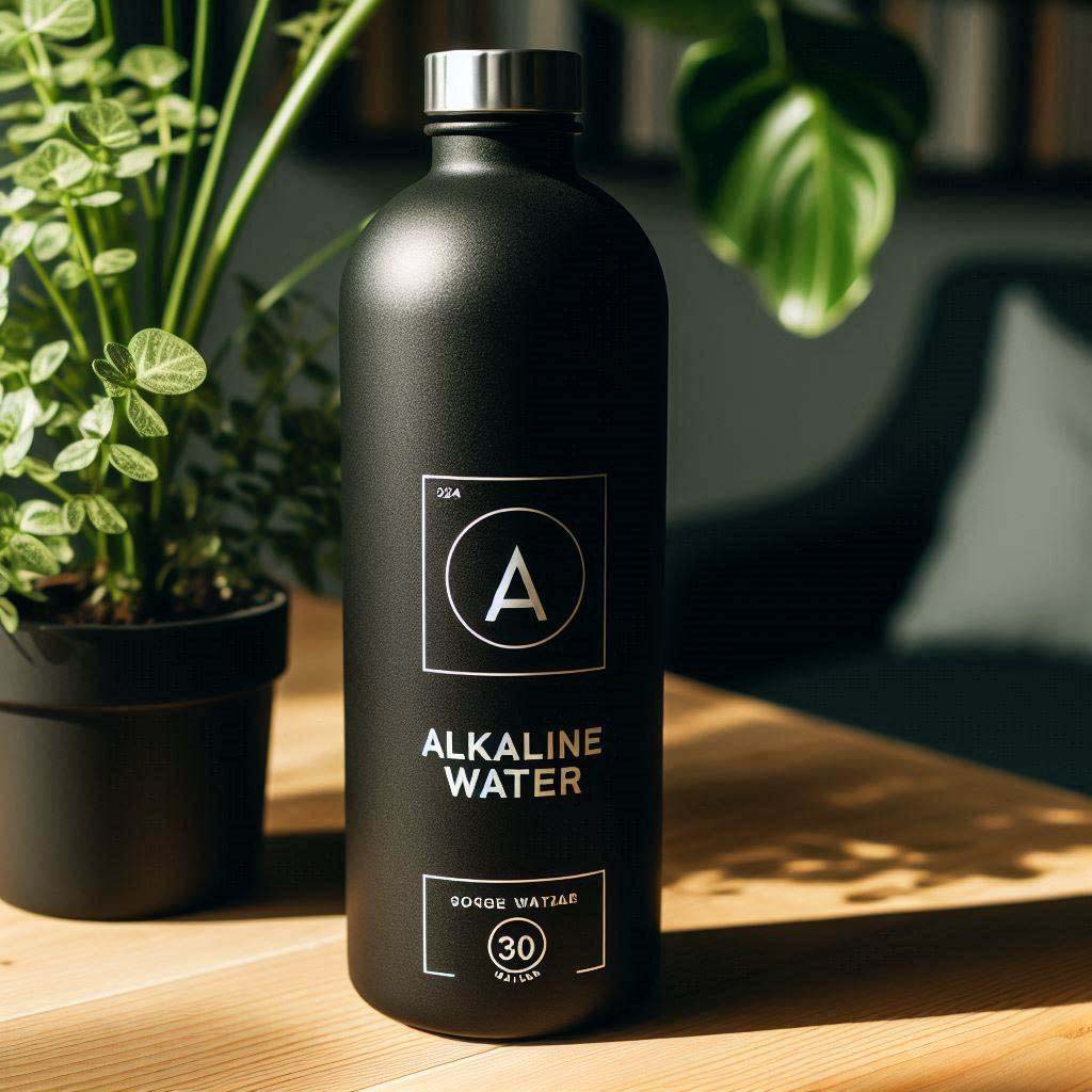 Black alkaline water has many health benefits. Photo AI - Ngoc Thuy.