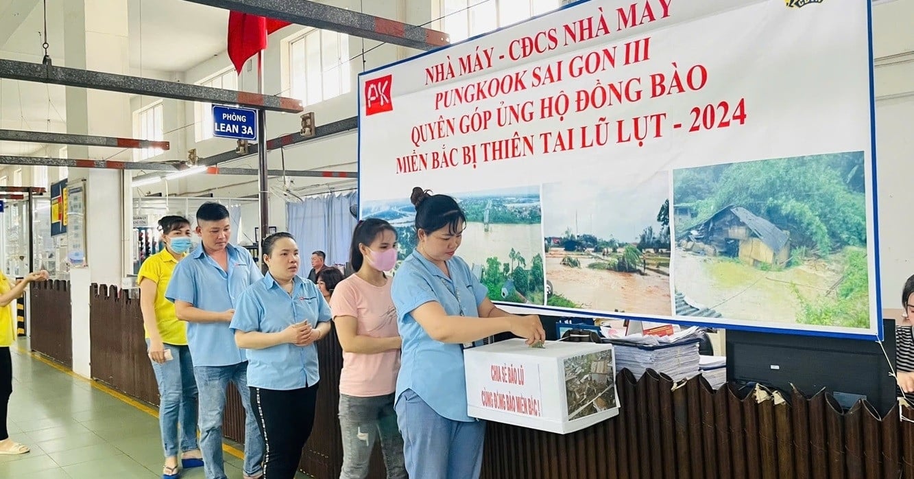 Binh Duong បោះពុម្ពផ្សាយ ១១៧ ទំព័រនៃសេចក្តីថ្លែងការណ៍នៃការបរិច្ចាគដល់ភាគខាងជើងដែលរងគ្រោះដោយទឹកជំនន់