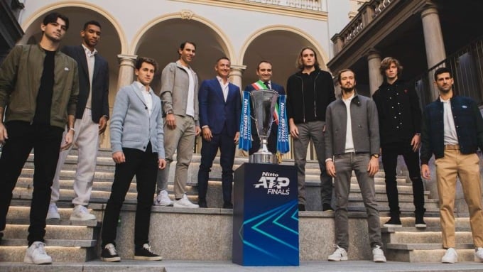 Fritz (ganz links) und andere Topspieler sind die größten Nutznießer des neuen Punktesystems der ATP. Foto: ATP