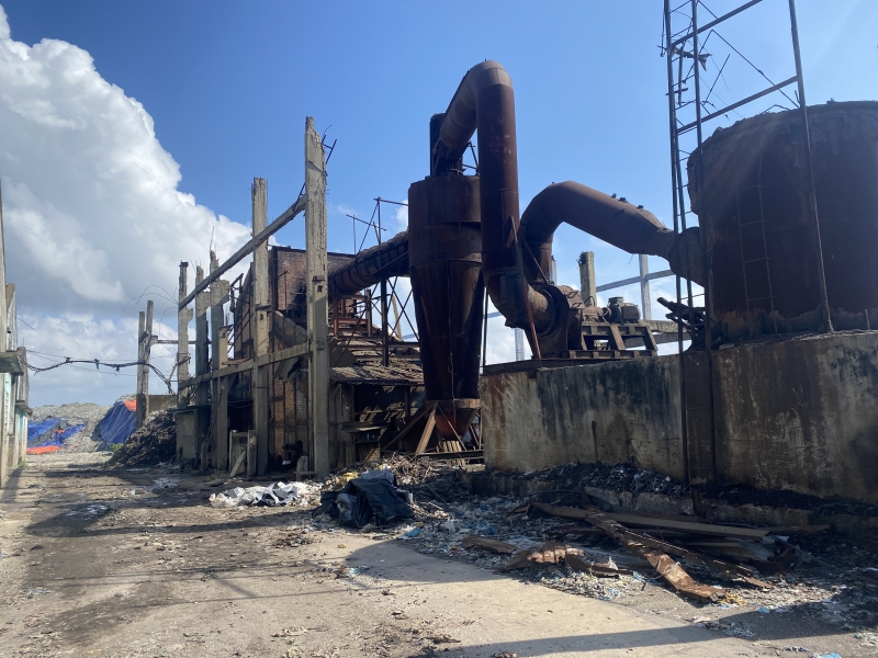 Currently, Thuy Phuong Waste Treatment Plant only operates this incinerator to process the remaining waste.