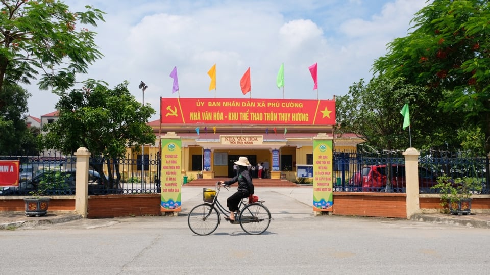 Casa cultural de la aldea Thuy Huong, comuna de Phu Cuong (distrito de Soc Son).