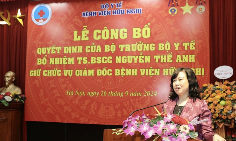 Bổ nhiệm TS Nguyễn Thế Anh làm Giám đốc Bệnh viện Hữu Nghị ảnh 2