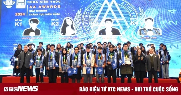 Hanoi Architectural University successfully organized the 2024 student architecture award