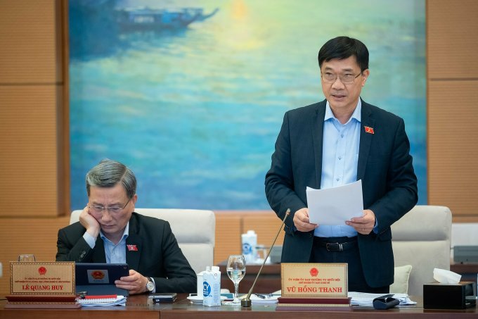 Le président du Comité économique, Vu Hong Thanh. Photo : Médias de l'Assemblée nationale