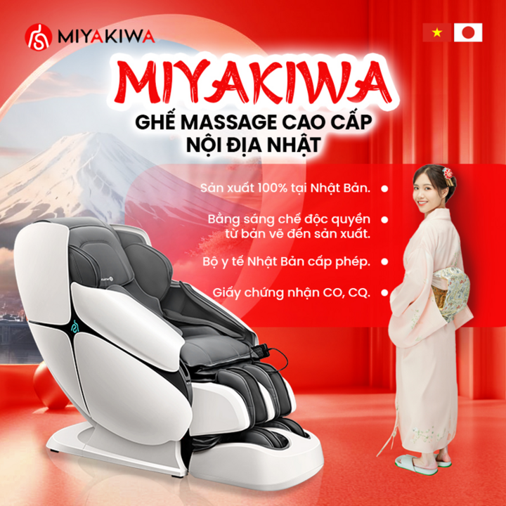 Miyakiwa massage chair brand: Imported from Japan - 1