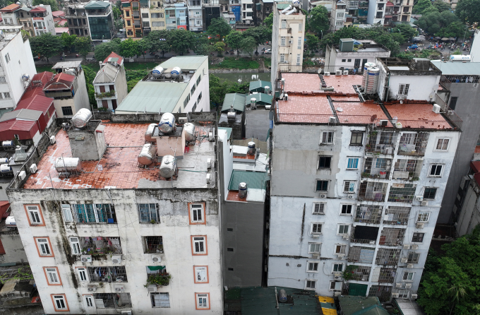 Le district de Thanh Xuan compte de nombreux mini-appartements, attirant les jeunes familles et les étudiants. Photo : Ngoc Thanh