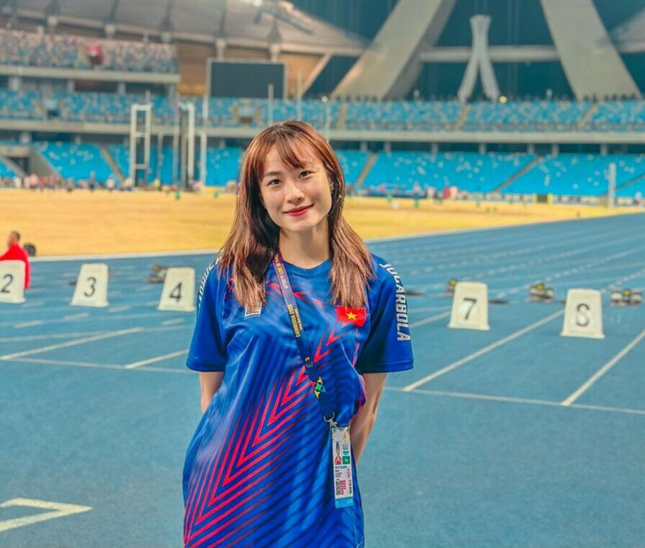 The feverish beauty of the Vietnamese female athlete who just won the SEA Games gold medal