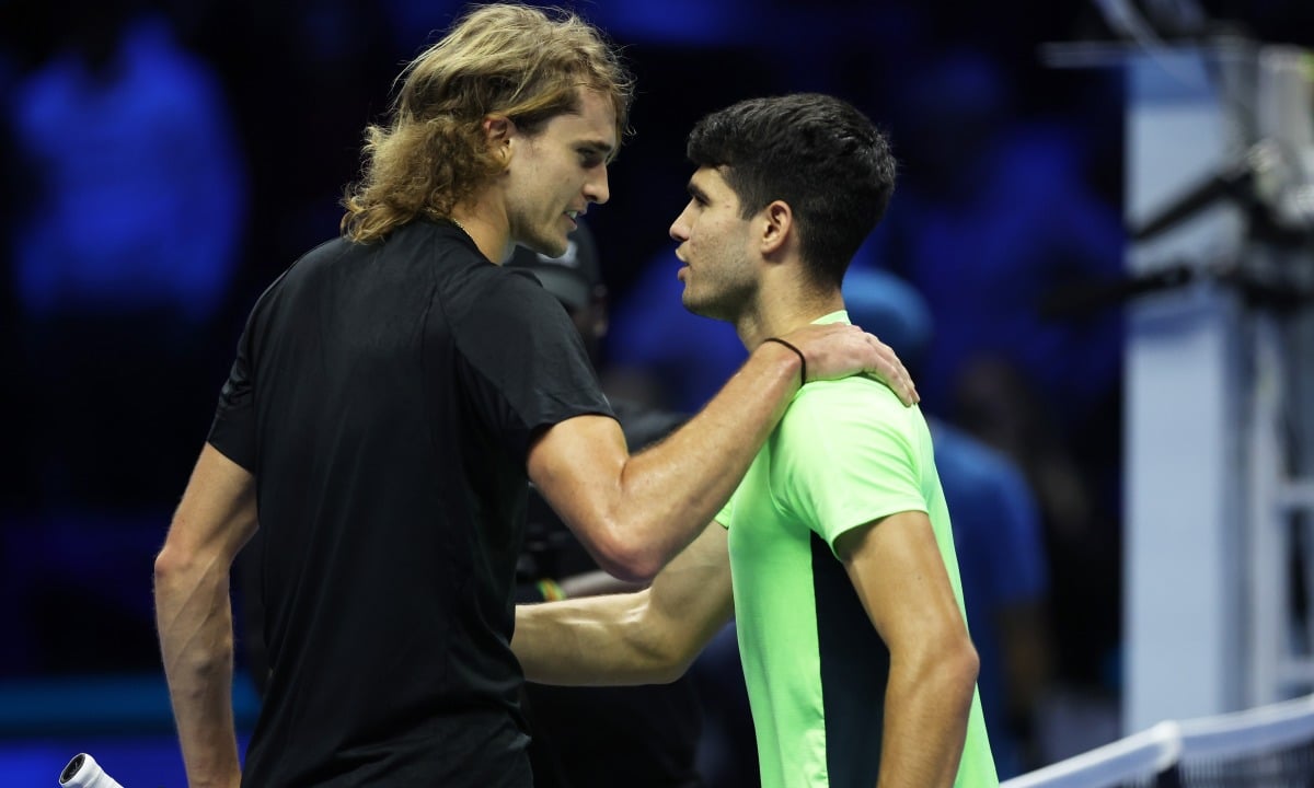 Alcaraz perdió por revés en las ATP Finals