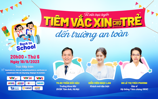 Tư vấn sức khỏe: Tiêm vắc xin cho trẻ đến trường an toàn - Ảnh 1.