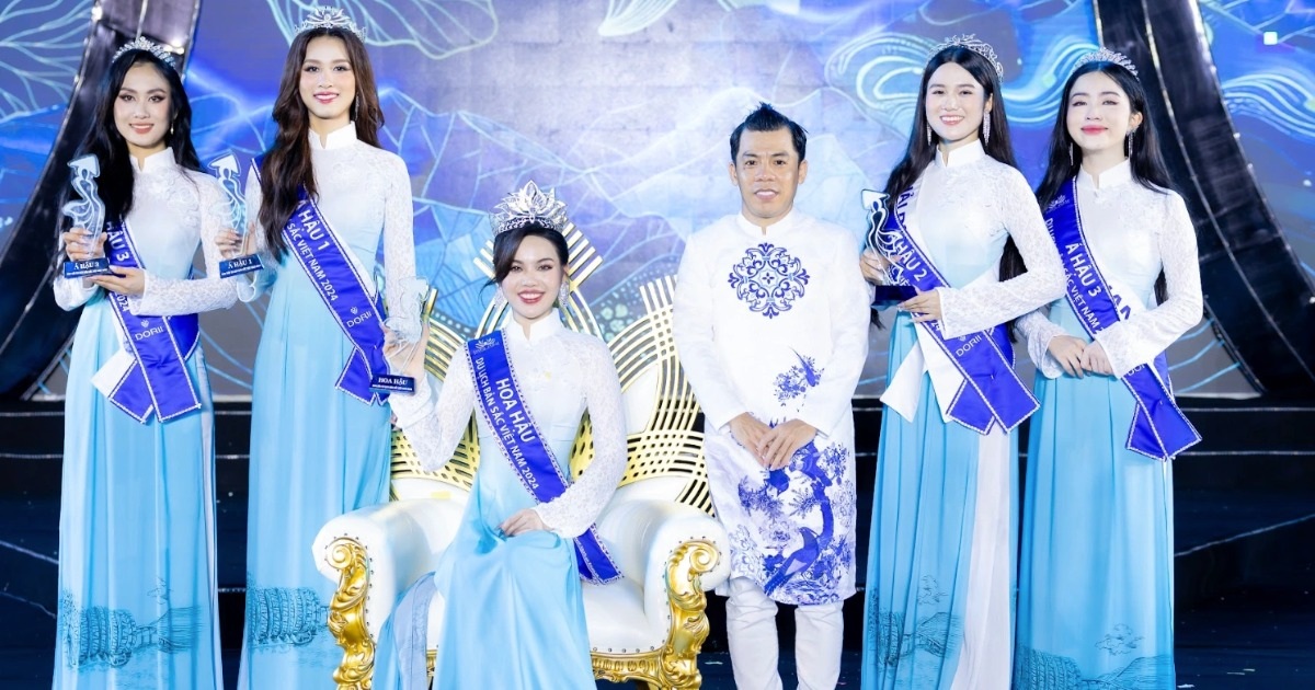 Una estudiante de la Universidad Médica de Hanoi fue coronada Miss Turismo Identitario de Vietnam 2024