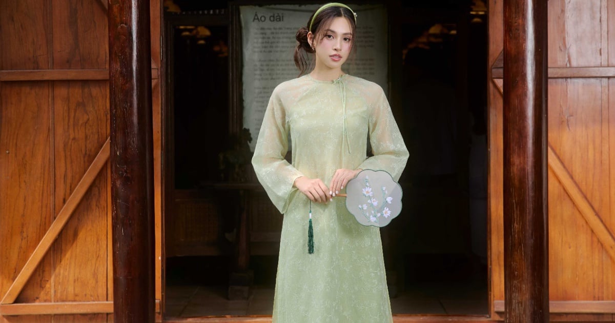 Temporada de fin de año llena de vida con elegantes ao dai