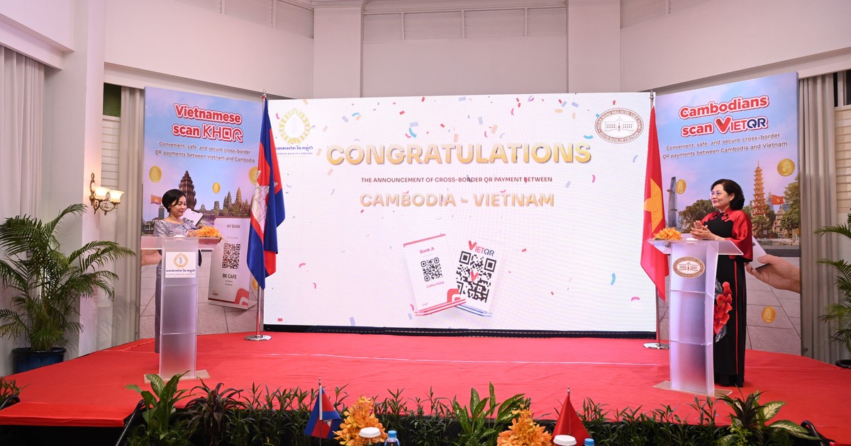 Kết nối thanh toán bằng QR code giữa Việt Nam và Campuchia