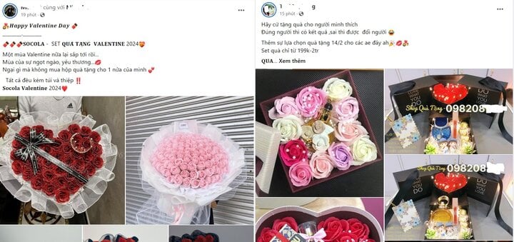 Auf Online-Märkten werden zahlreiche Valentinstagsgeschenke in großer Zahl verkauft. (Screenshot)