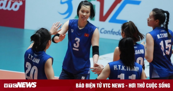 Tuyển bóng chuyền nữ Việt Nam vô địch AVC Challenge Cup 2023