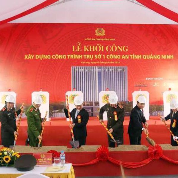 Comienza el proyecto para construir la sede de la policía provincial de Quang Ninh por un valor de casi 800 mil millones