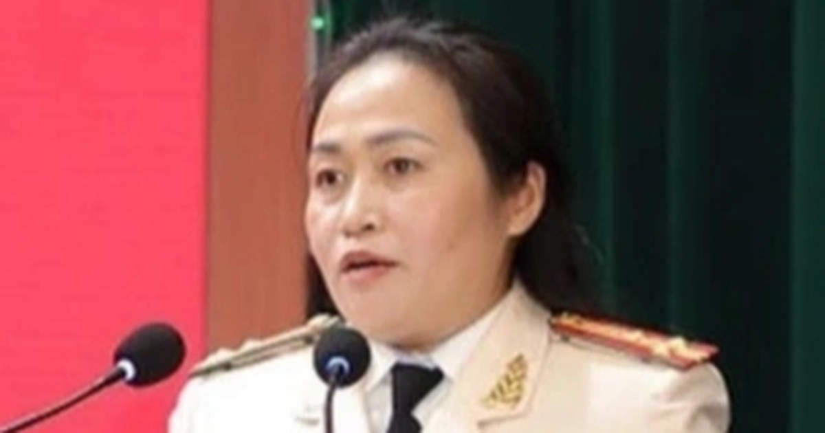 Ha Nam has a female Deputy Director of Provincial Police