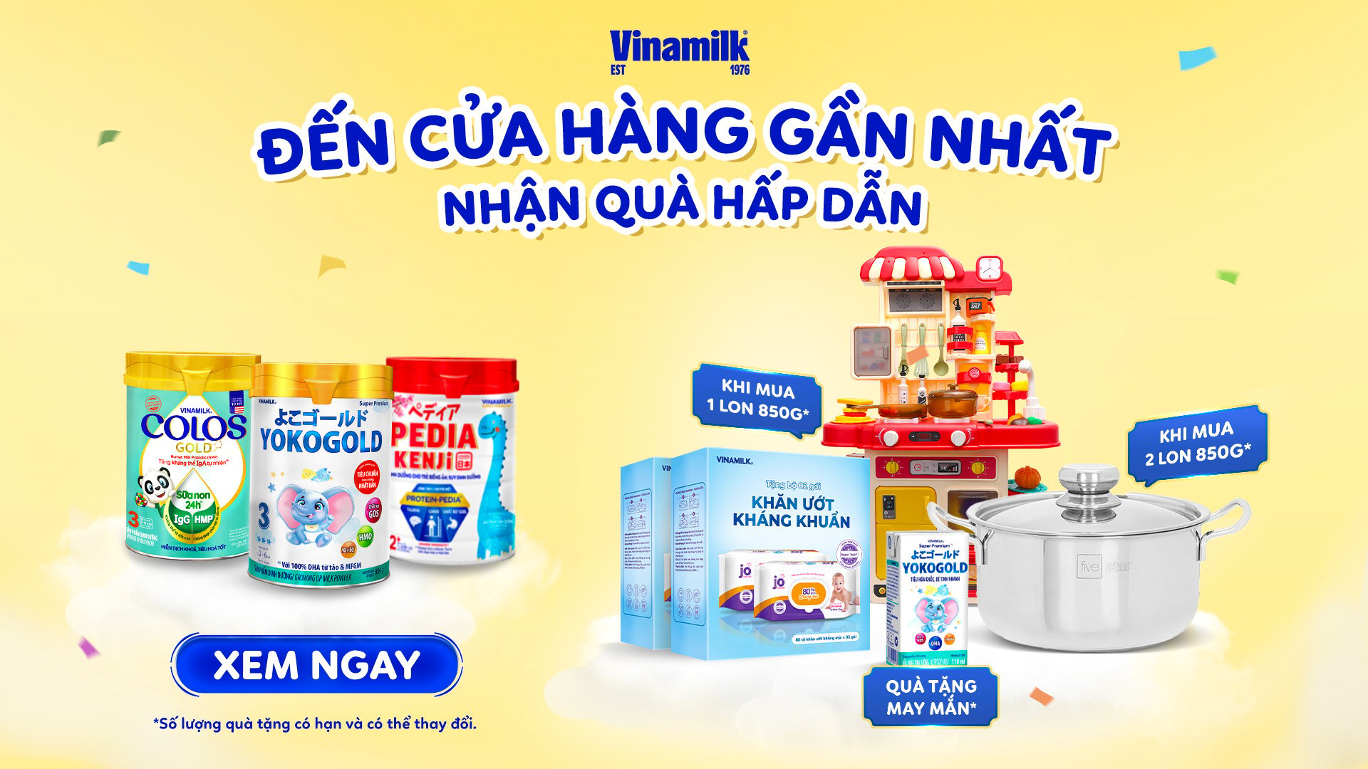 กฎเกณฑ์ของโปรแกรมส่งเสริมการขายเมื่อซื้อ Yokogold, Colosgold, Pedia Kenji Nutritional Milk Powder