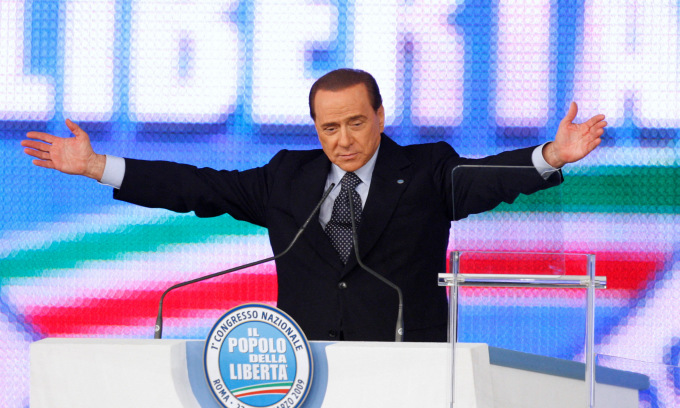 Mr. Berlusconi appeared before supporters in Rome in March 2009. Photo: Reuters