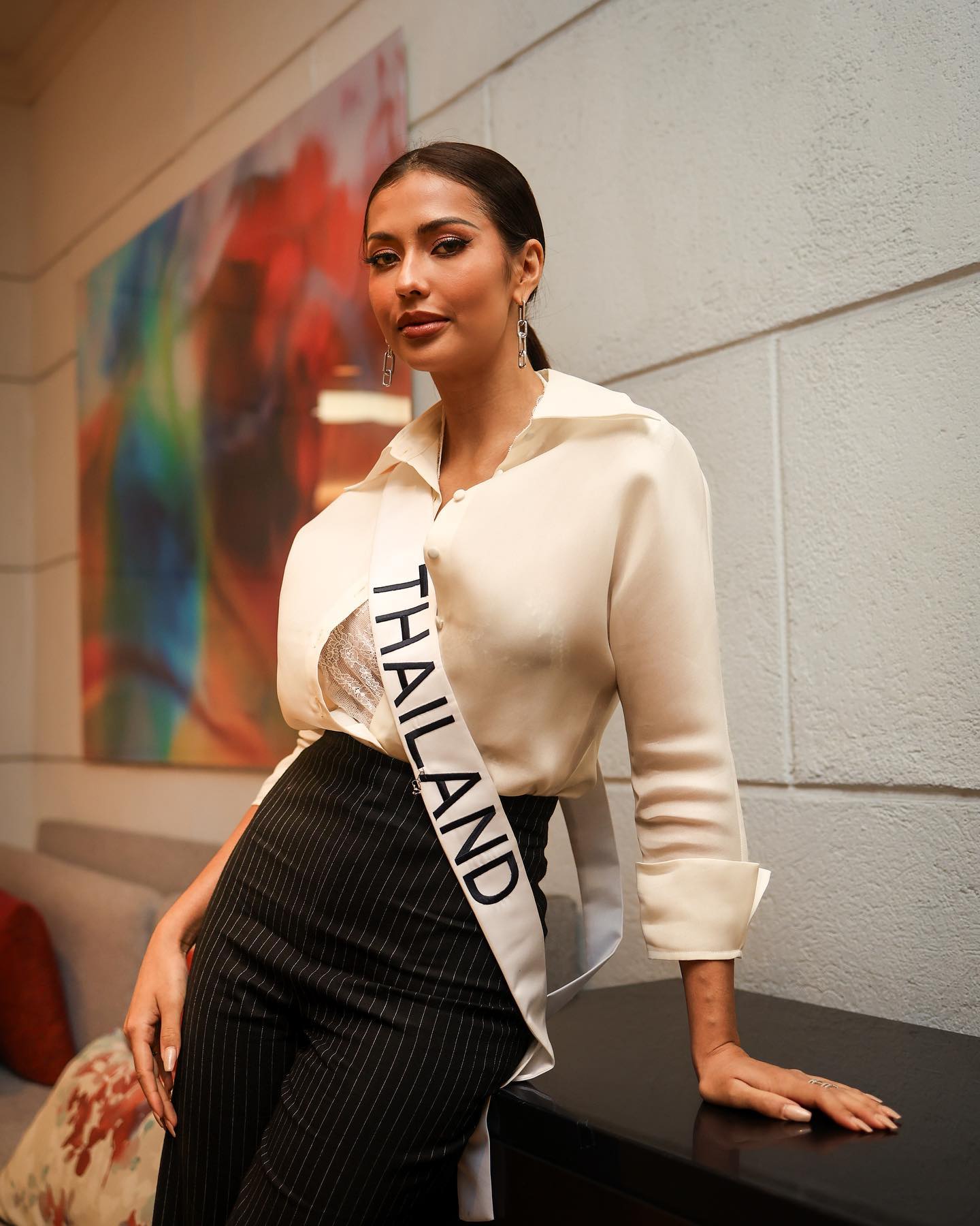 7 ứng viên sáng giá tại chung kết Miss Universe 2023: Thứ hạng Bùi Quỳnh Hoa, mỹ nhân Thái Lan gây ngỡ ngàng - Ảnh 6.