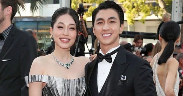 Actor Binh An and runner-up Phuong Nga shine on the Cannes red carpet