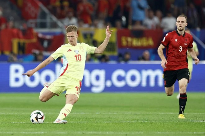 Dani Olmo es el 'cortador de carne' de la selección española en la Eurocopa 2024