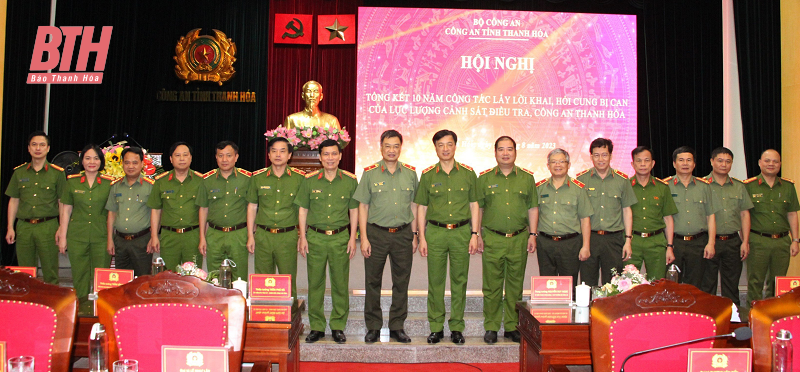 Thanh Hoa Provincial Police summarize 10 years of work taking statements and questioning suspects