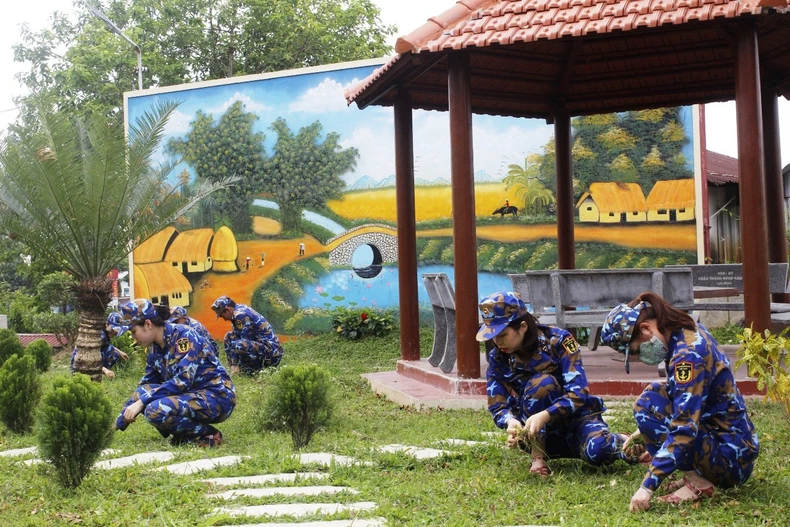 យុវជននៃកងទ័ពជើងទឹកភូមិភាគ៣ ចូលរួមយ៉ាងសាទរក្នុងសកម្មភាព 