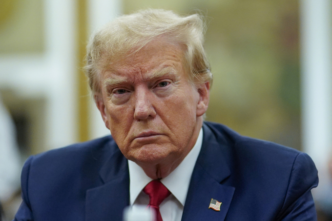 Бывший президент США Дональд Трамп в суде Нью-Йорка 7 декабря. Фото: AFP