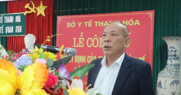 Übergabe der Leitung des Gesundheitsamtes von Thanh Hoa an Herrn Nguyen Ba Can Bild 1