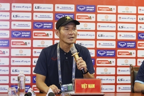 Press conference after the U20 Vietnam women's football match against U20 Australia